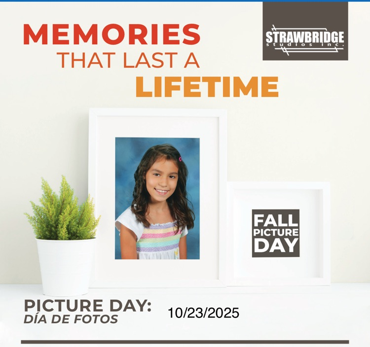 Picture Day is October 23rd! 