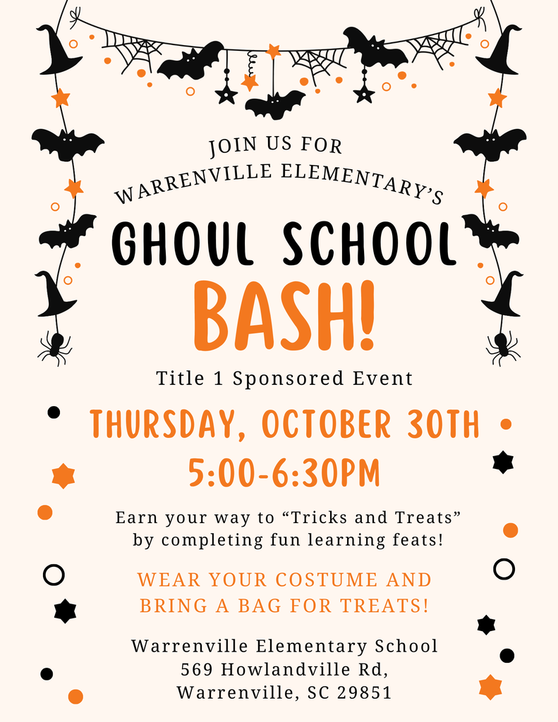 Ghoul School Flyer English