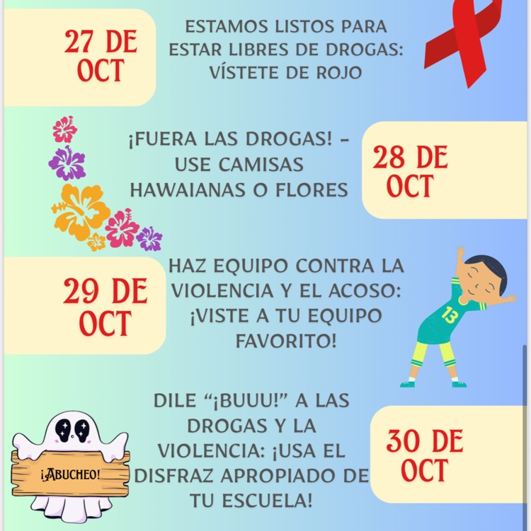 Red Ribbon Week Flyer (Spanish)
