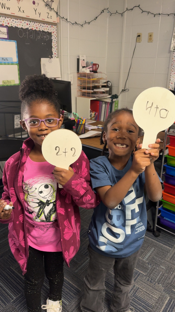 First Graders working with Equations