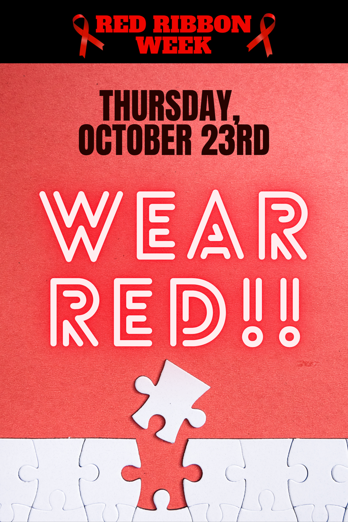 Thursday, October 23rd WEAR RED!!