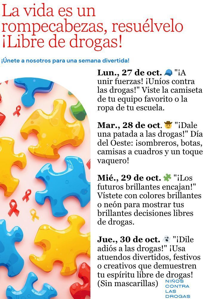 Red Ribbon Week Spanish