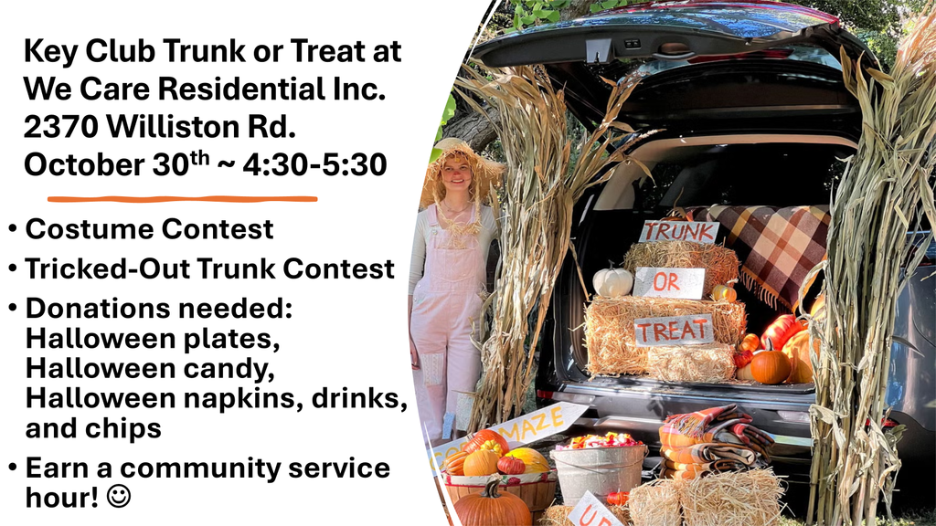 We Care Trunk or Treat