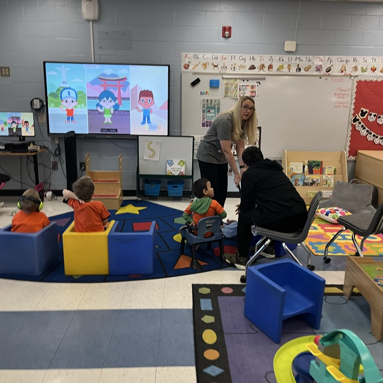 teacher in classroom