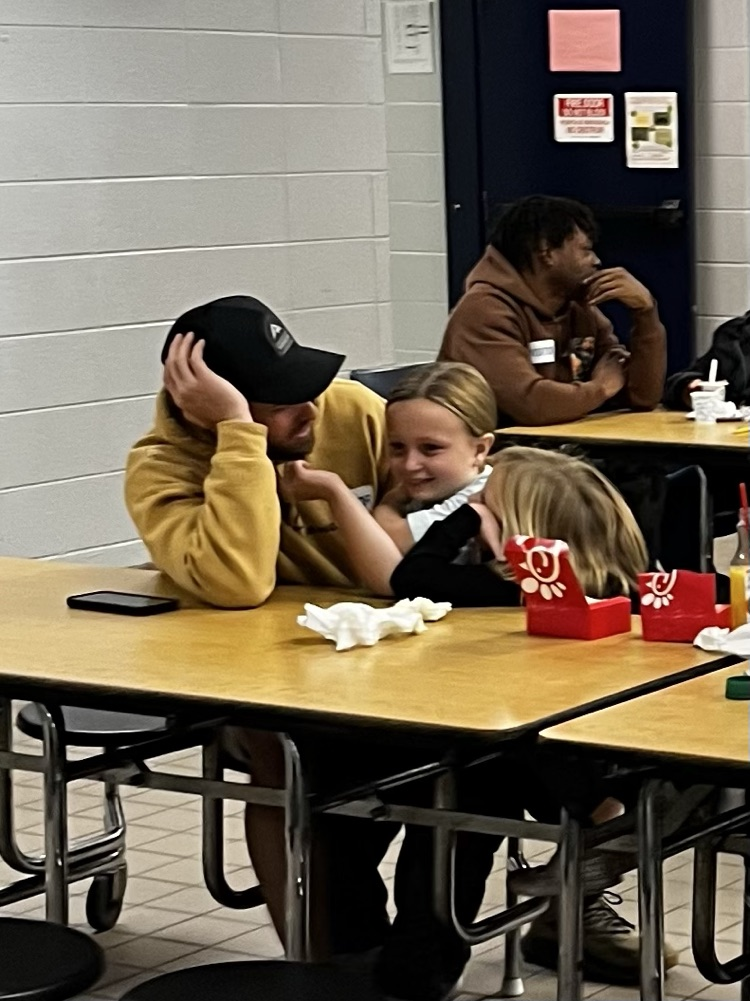 A dad and his children