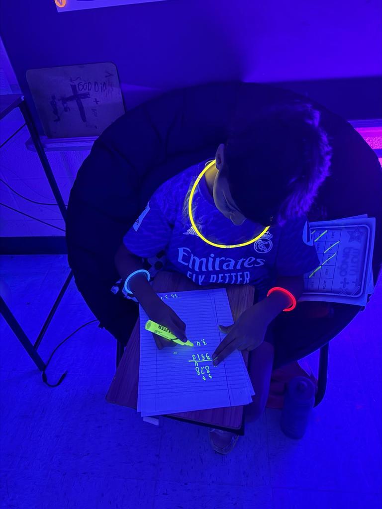 Glow Party Multiplication Bingo