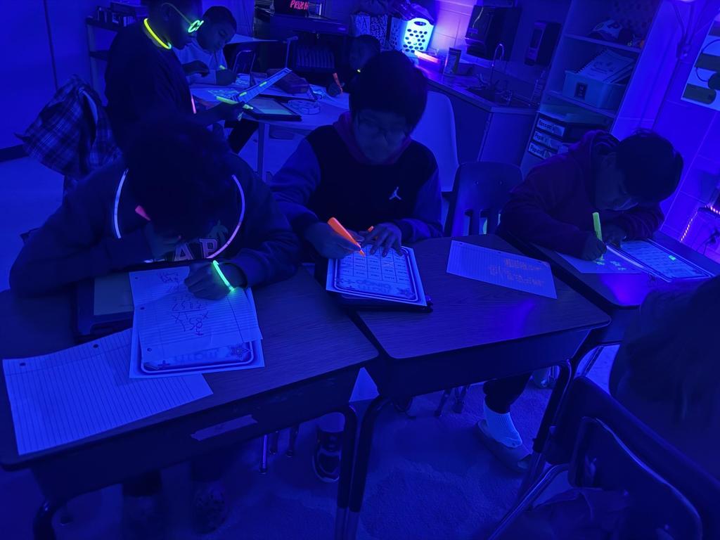 Glow Party Multiplication Bingo