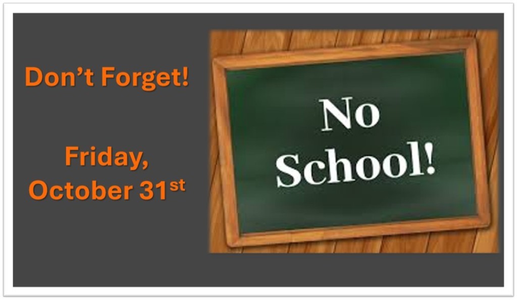 Flyer Announcement No School October 31