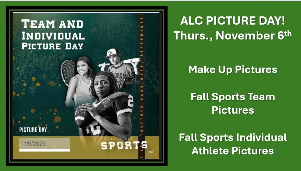 Flyer Announcement for Team and Individual Picture Day - November 6