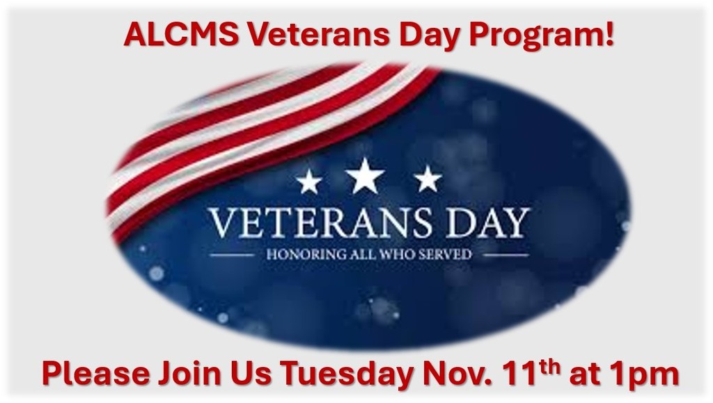 Flyer for Veterans Day Program - November 11