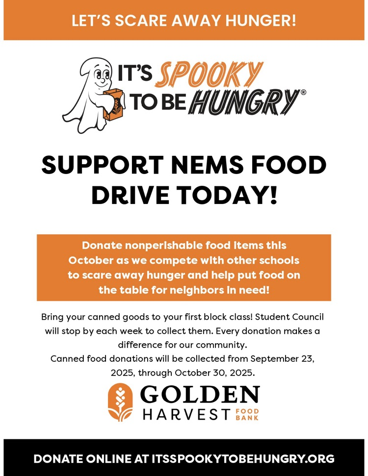 Flyer promoting food donation 