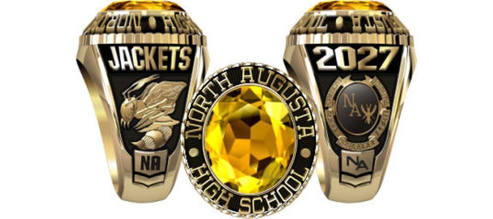 picture of a 2027 class ring 