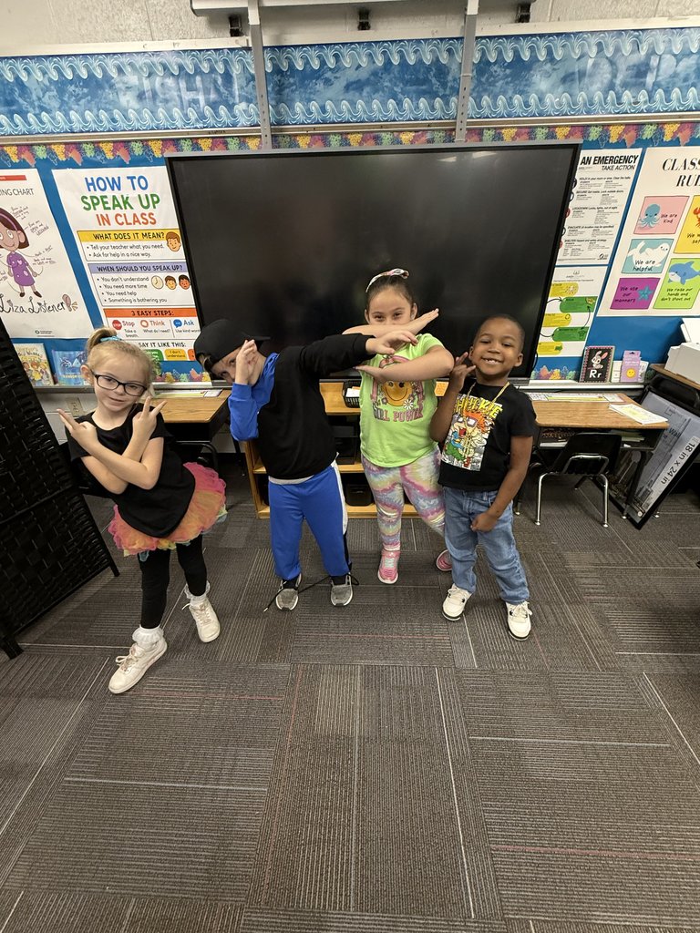 Students dressed from various decades.