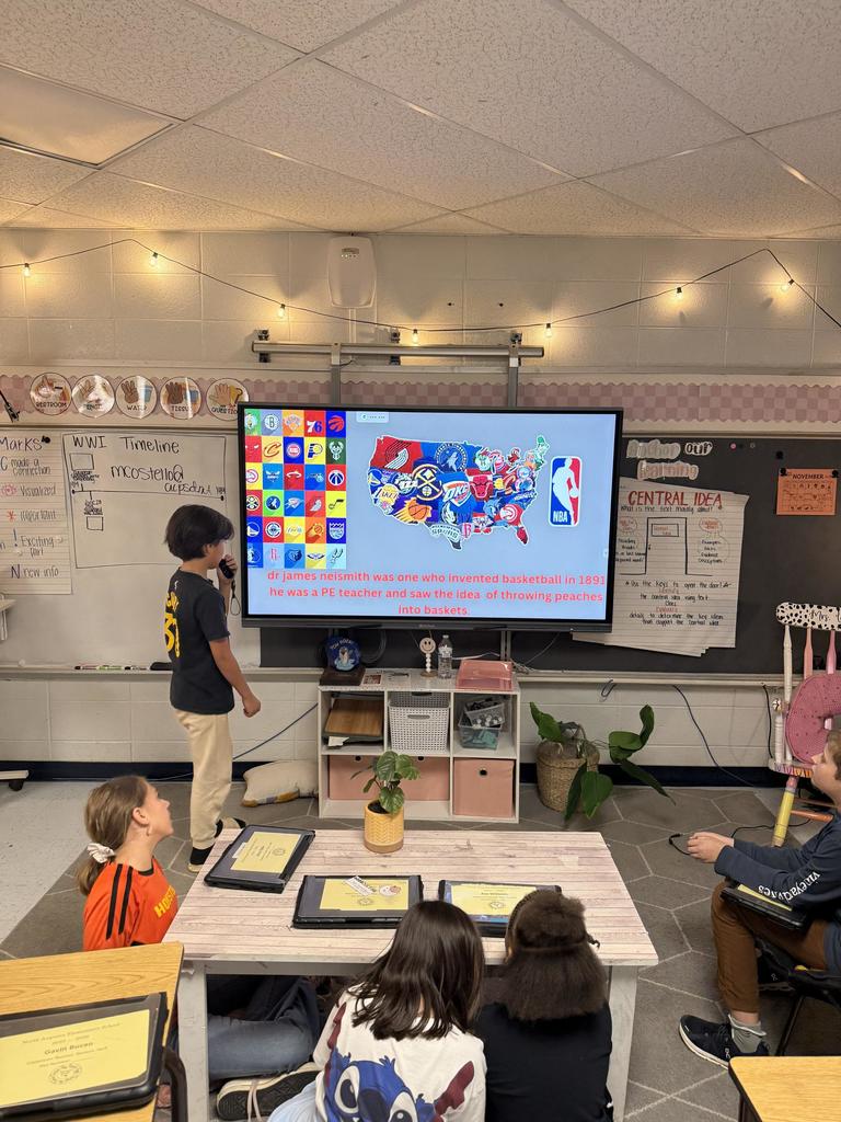 5th grade Fall Festivals and Presentations