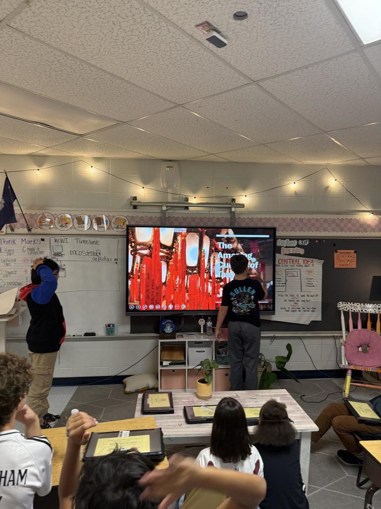 5th grade Fall Festivals and Presentations