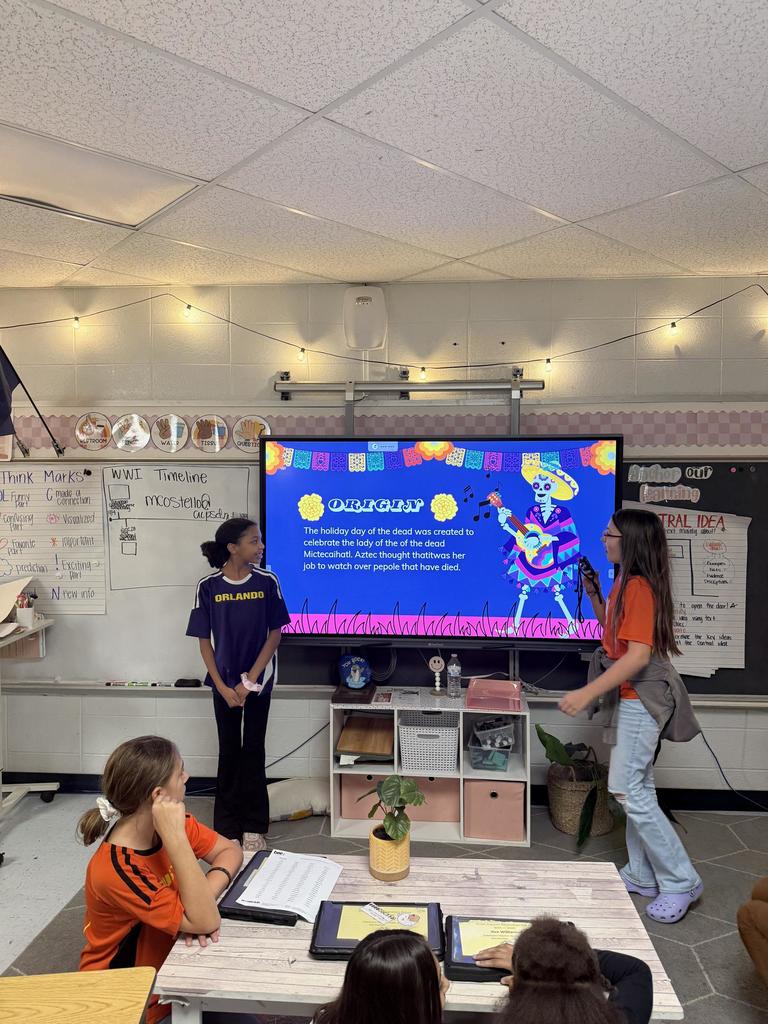 5th grade Fall Festivals and Presentations