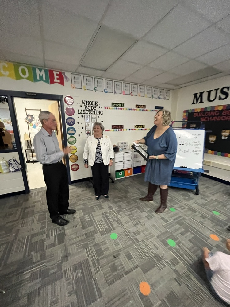 teacher receiving a grant