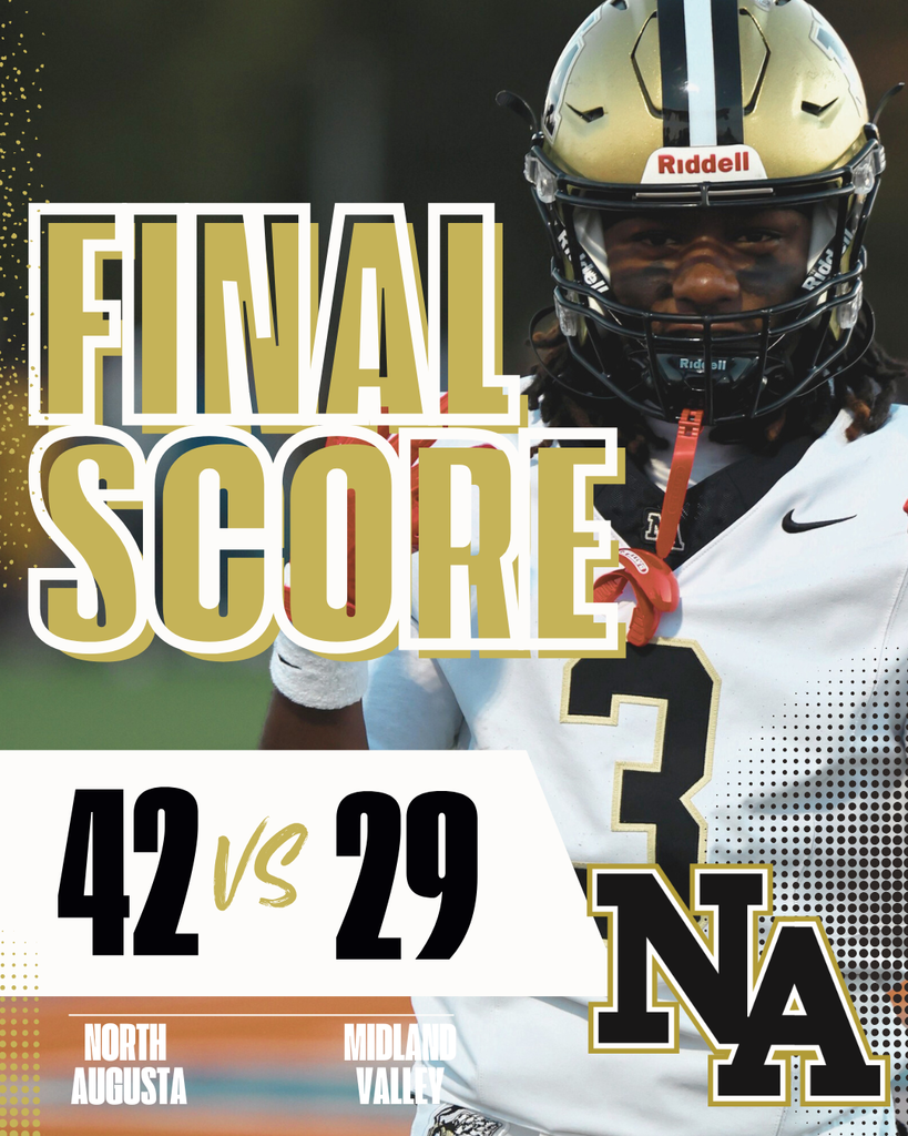 Jacket Football Player looking at camera. 