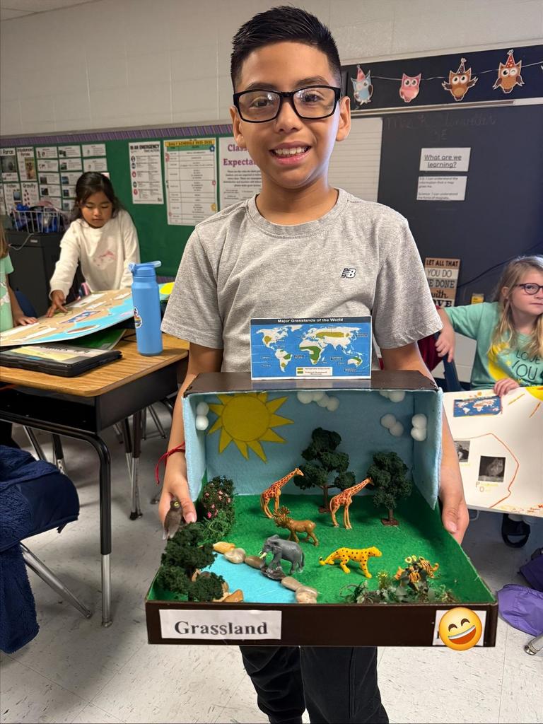 Third Grade Biomes Projects
