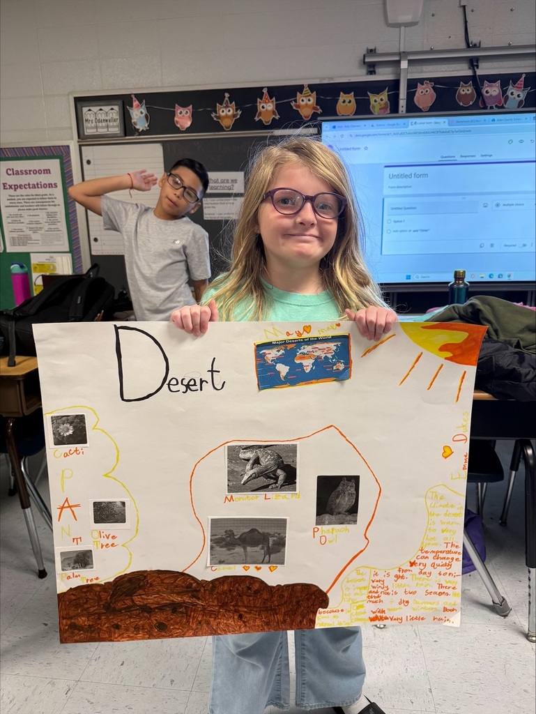 Third Grade Biomes Projects