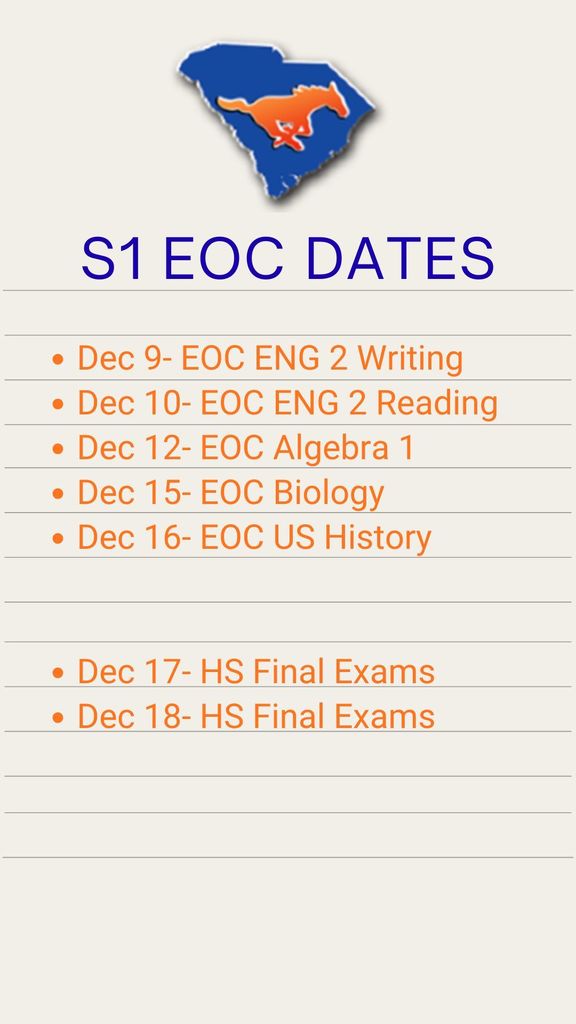 EOC Dates