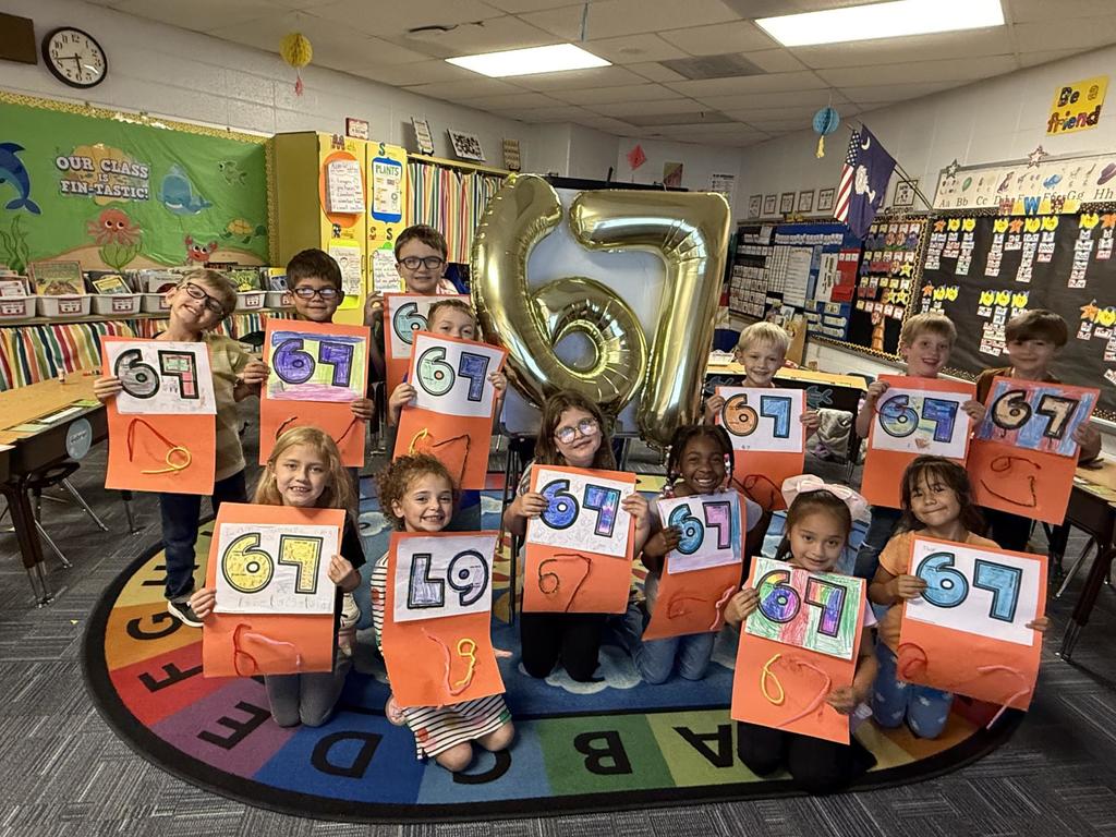 Happy 67th Day of School, Dolphins!