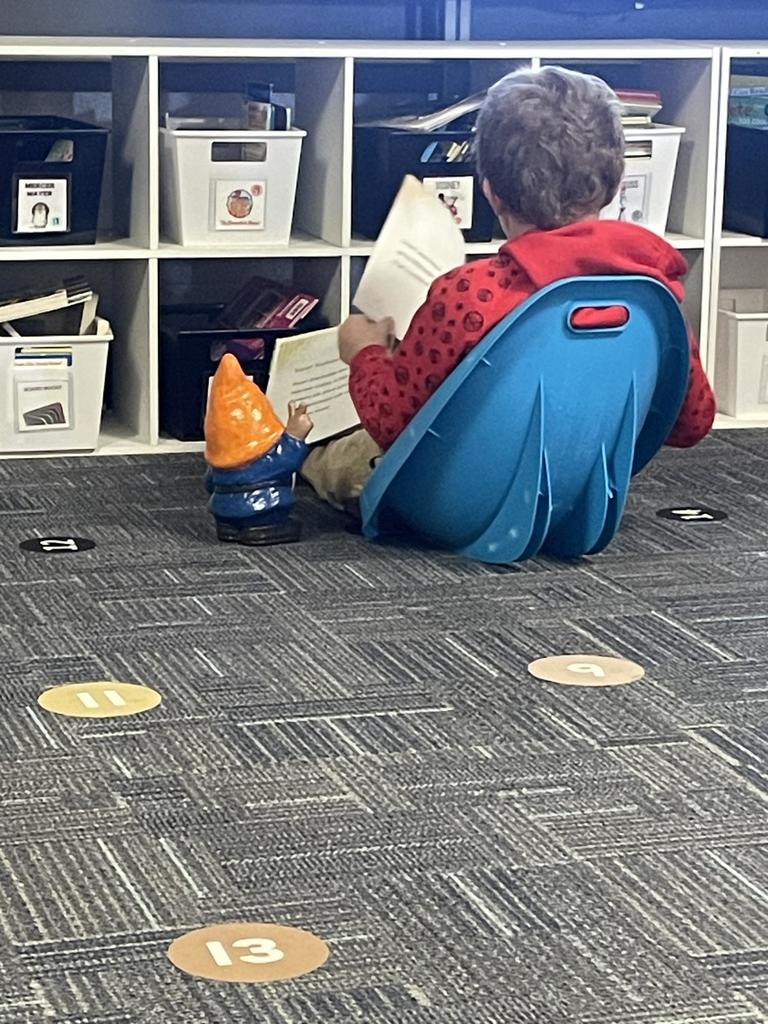 Reading to the gnome of goodness