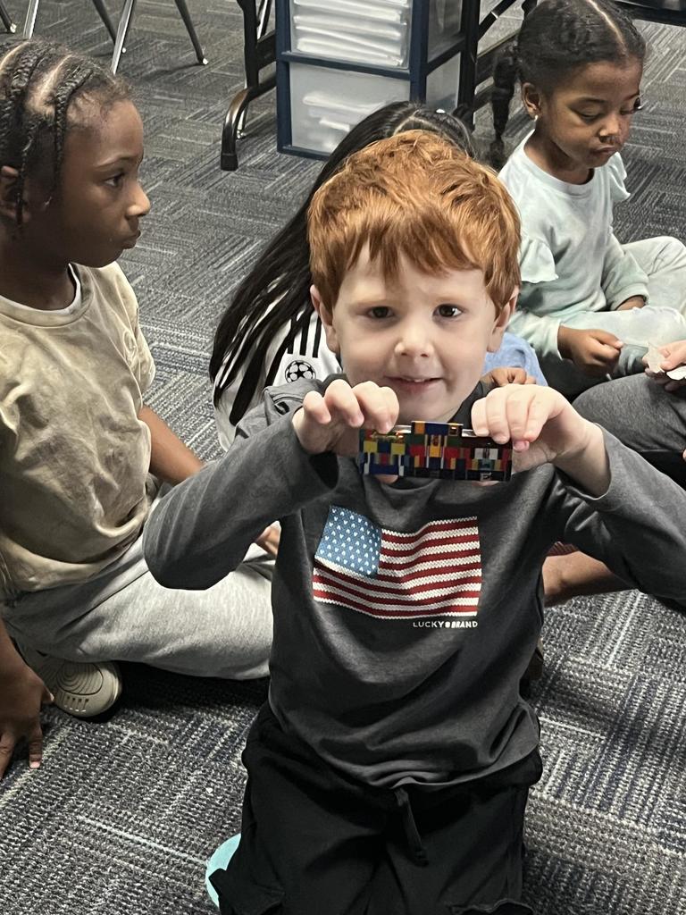 Veterans Day Presentation in Kindergarten