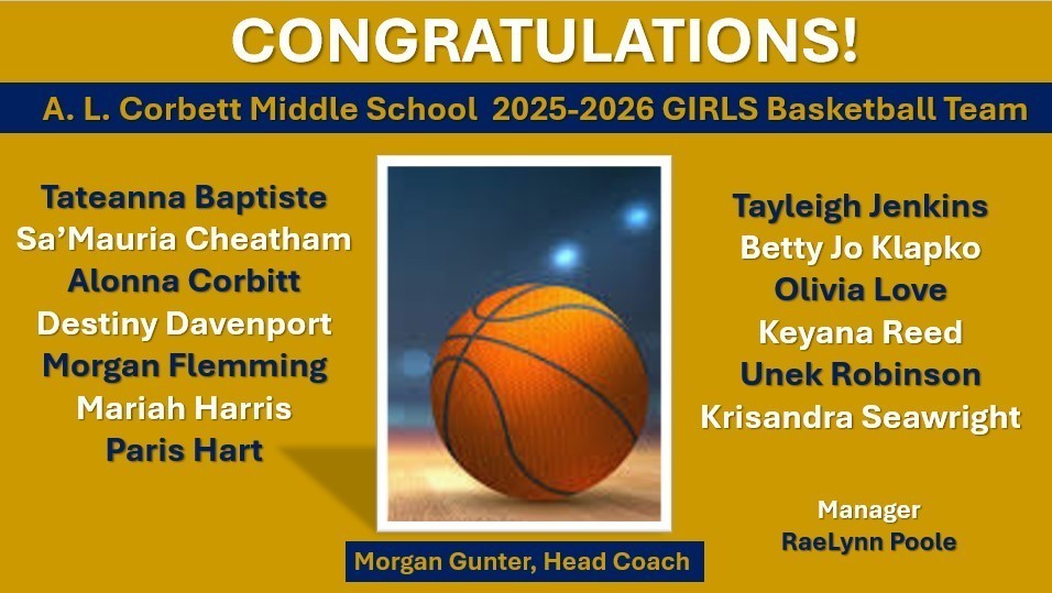 Flyer Announcement for 25-26 Girls Basketball Team