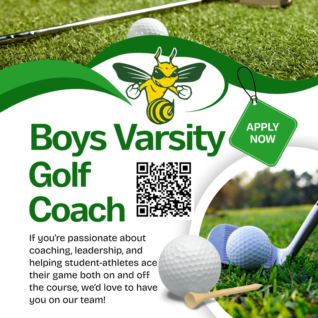 Apply Now. Boys Varsity Golf Coach. If you’re passionate about coaching, leadership, and helping student-athletes ace their game both on and off the course, we’d love to have you on our team!