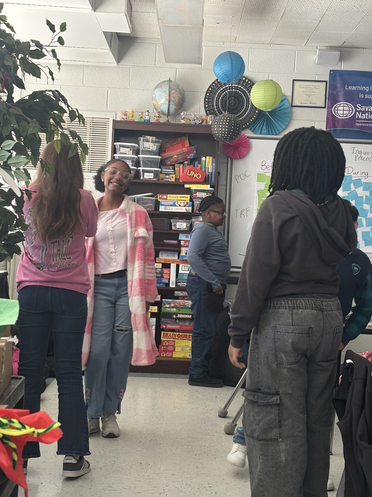 Students role playing.