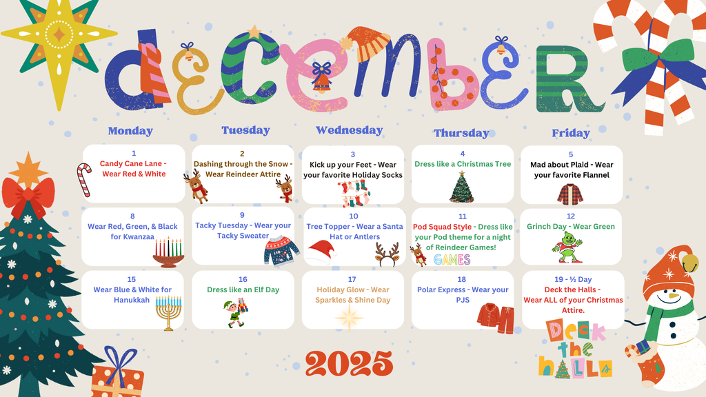 December Spirit Days