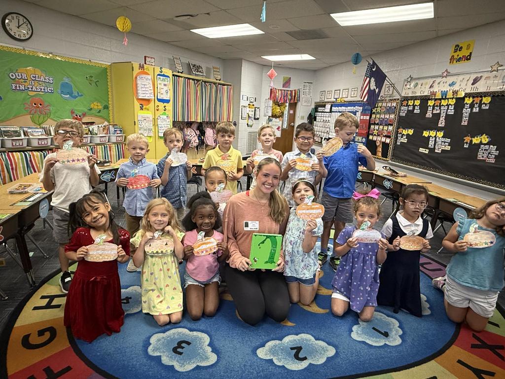 Teacher Cadet and students