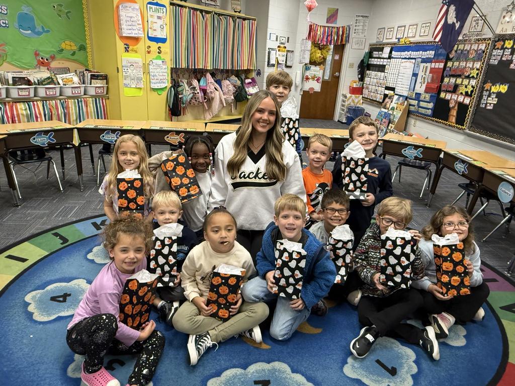 Teacher Cadet and students