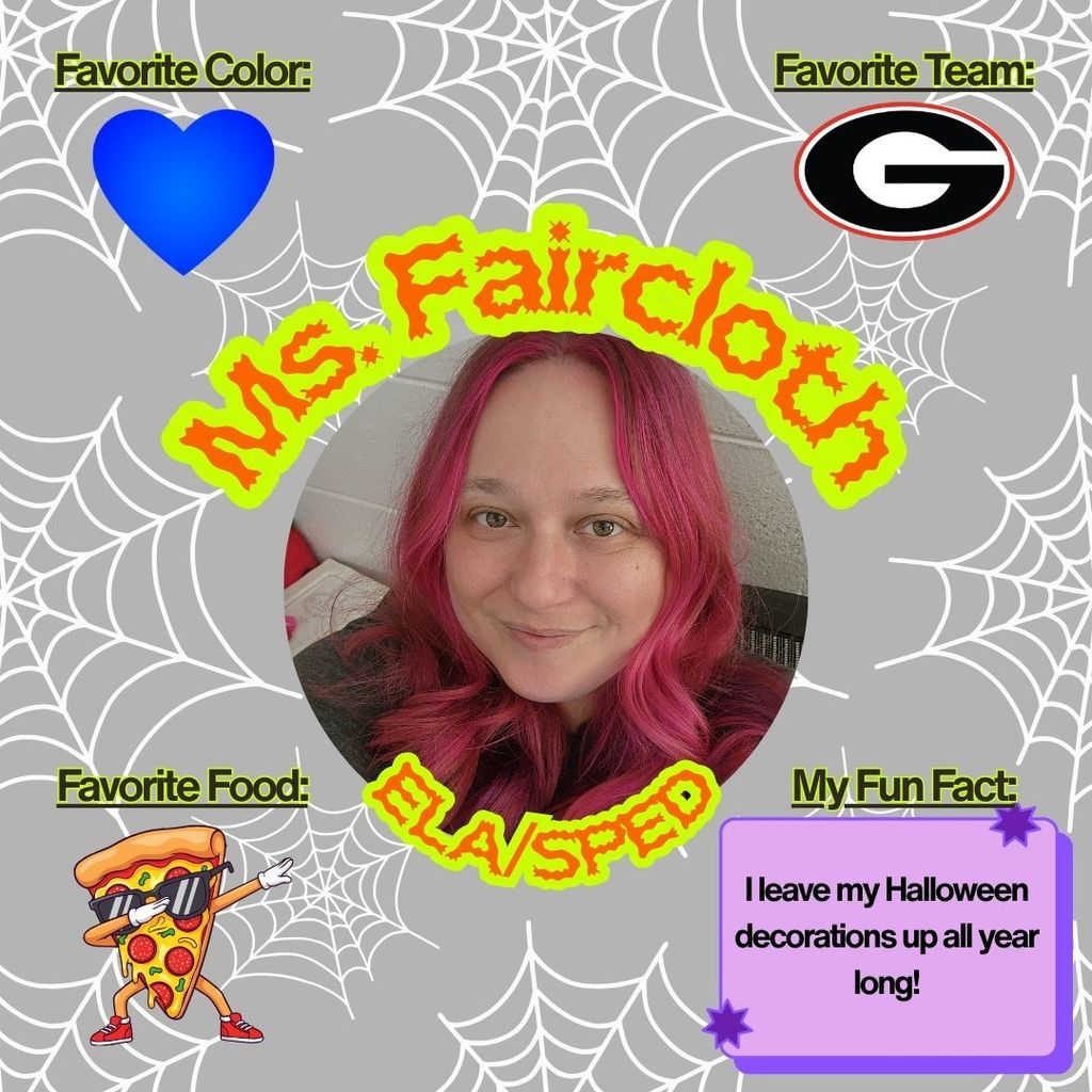 To know Ms. Faircloth is to love her! She is kind and patient and makes sure all of her students feel seen and believed in!
