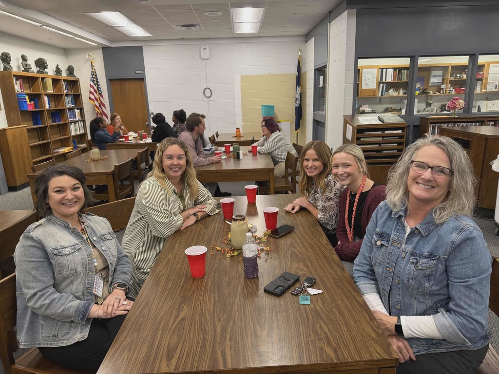 Faculty eating lunch