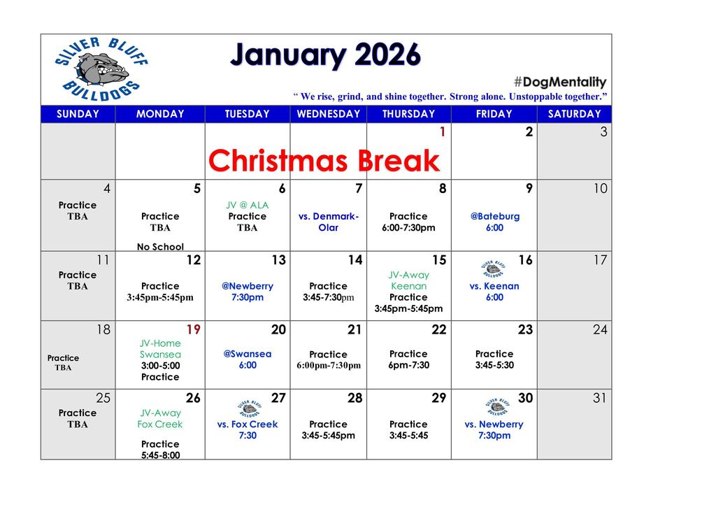 January Boys Basketball