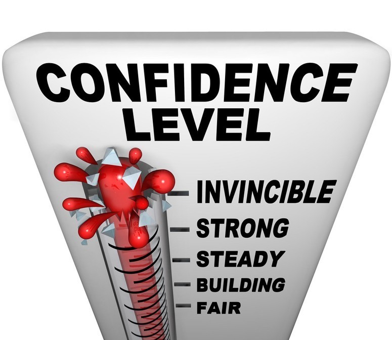 Confidence Level - Creative Commons  https://www.flickr.com/photos/59632563@N04/6664212003