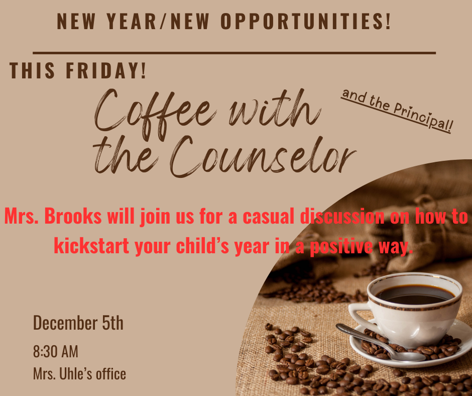 December coffee with the counselor