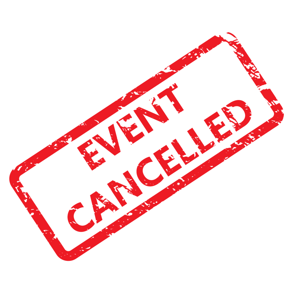 event cancelled