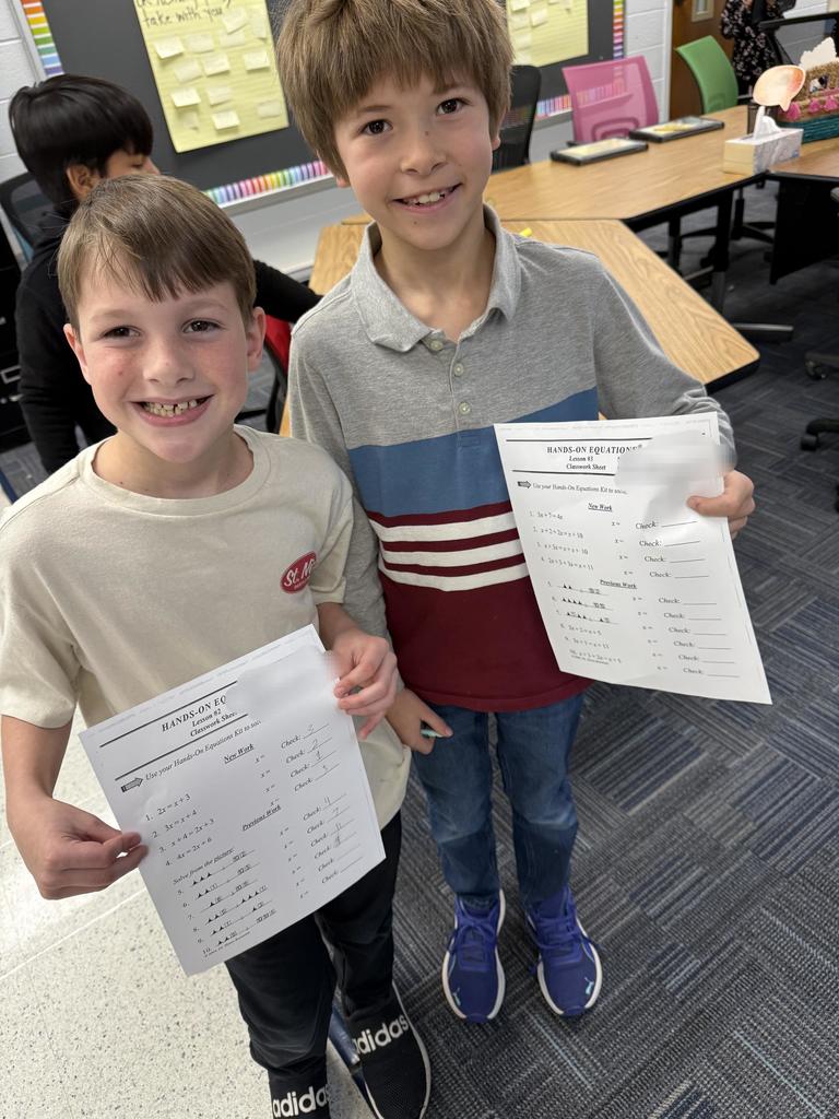 GT Students Working on Math