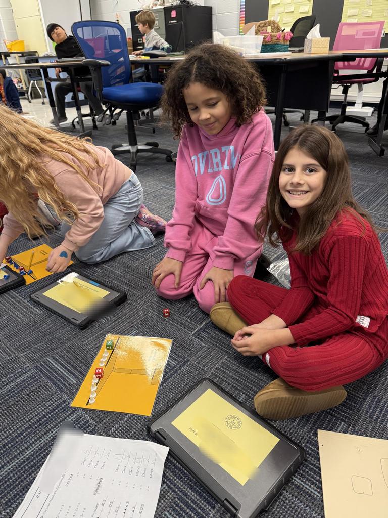 GT Students Working on Math