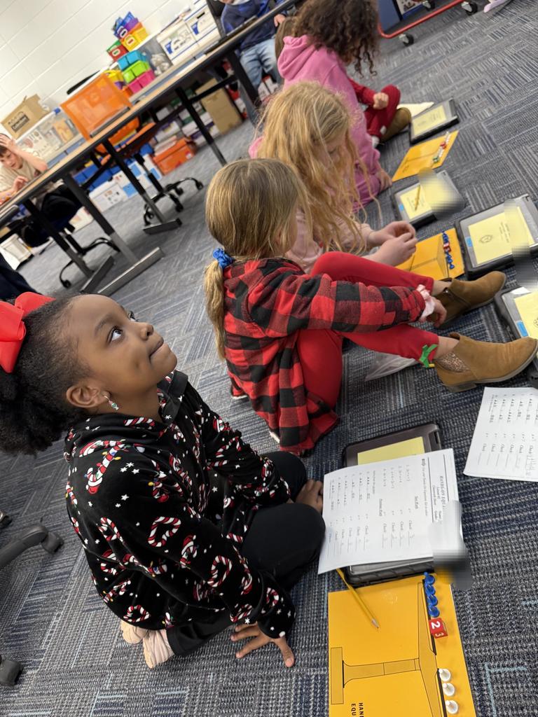 GT Students Working on Math