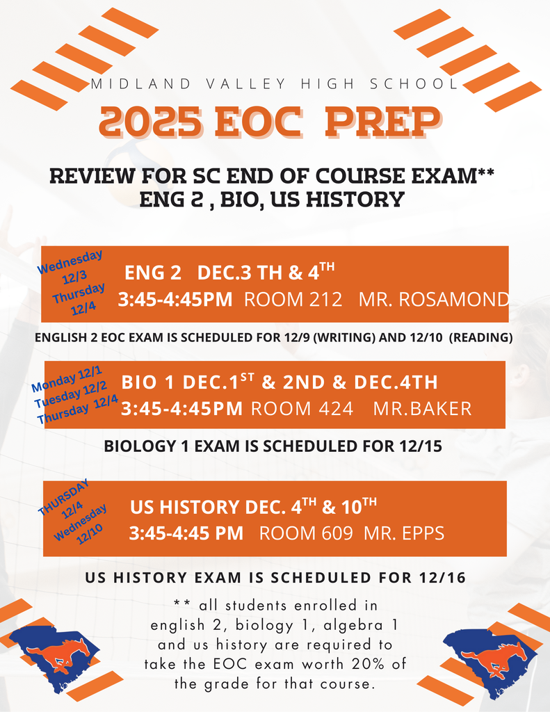 EOC Tutoring Fall 2025