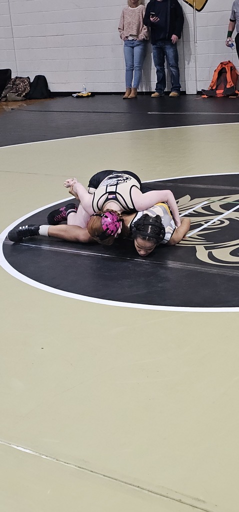 Female wrestlers in competition. 
