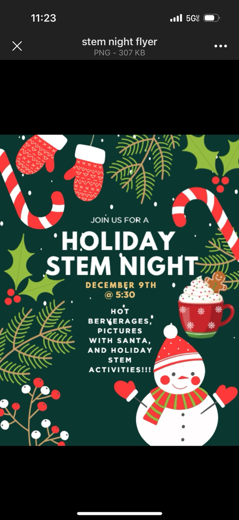 holiday STEM night