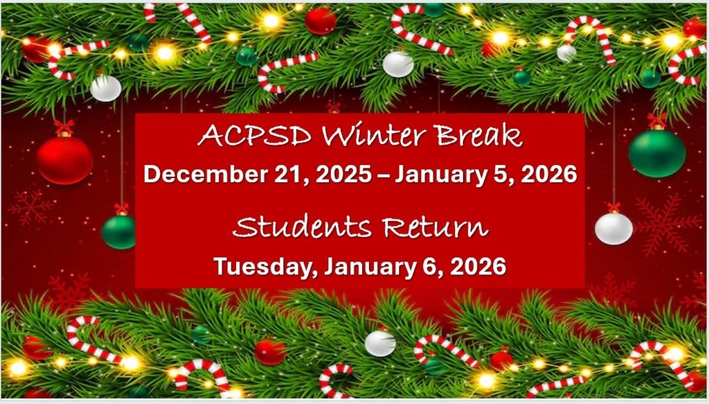 Flyer Announcement for ACPSD Winter Break