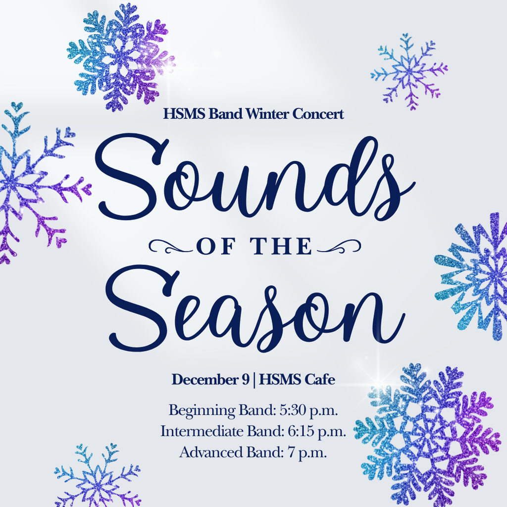 Band Winter Concert 2025 is Dec. 9