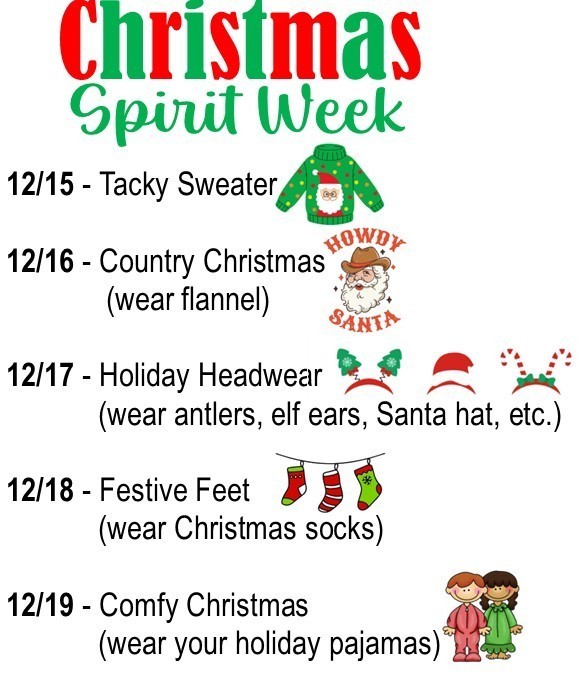 Christmas Spirit Week