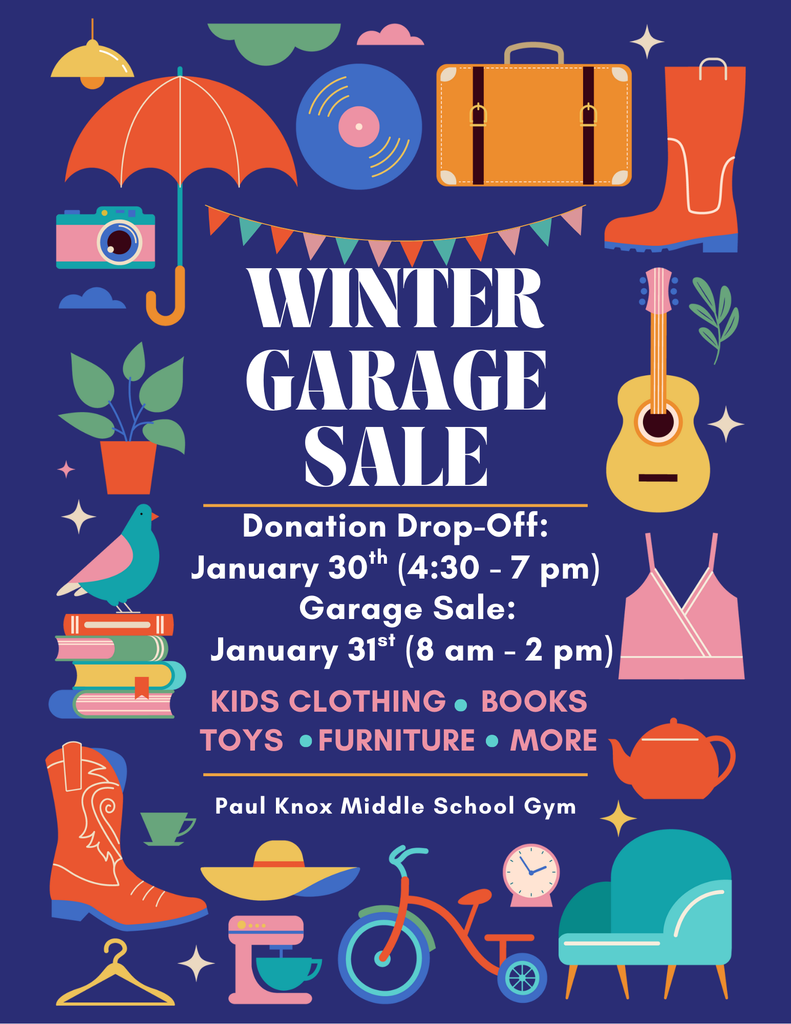 garage sale flyer